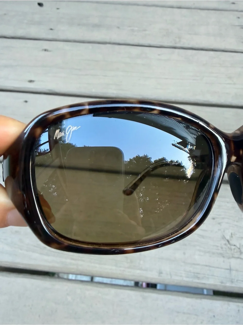 Maui Jim Pearl City Tortoise Frame Sunglasses